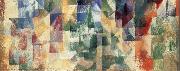 Delaunay, Robert The three landscape of Window Spain oil painting artist